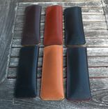 Garny No.23 - Leather Eye Wear Case - Deerskin Lined - Chestnut Brown 4 small