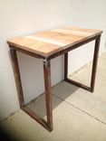 Acacia+Steel End Table 4 small