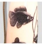 Goldfish Engraved Hand Turned Pen 3 small