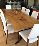 Bookmatched Live Edge Sycamore Dining Table 1 small