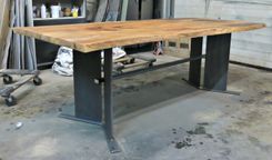 Bookmatched Live Edge Sycamore Dining Table 2 small