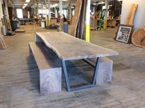 Communal Table With Matching Benches 2 small