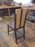 Walnut And Curly Maple Dining Chairs 4 small