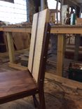 Walnut And Curly Maple Dining Chairs 5 small