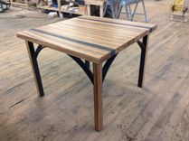 Zebra Wood Dining Table 4 small