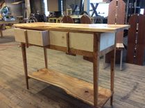 Curly Maple Side Table 2 small