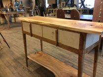 Curly Maple Side Table 1 small