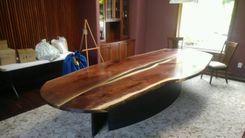 Reverse Book Matched Walnut Dining Table 2 small