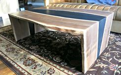 Bookmatched Walnut Coffee Table 4 small