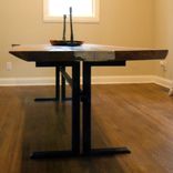 Sycamore And Steel Dinning Table 2 small