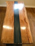 Sycamore And Steel Dinning Table 4 small