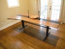 Sycamore And Steel Dinning Table 1 small