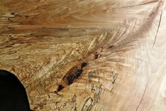Spalted Maple And Steel Coffee Table 5 small