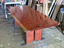 Live Edge Bubinga Dining Table 2 small