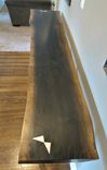 Ebonized Walnut And Aluminum Hall Table 1 small