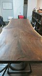 Live Edge Walnut Table With Metal Legs 4 small