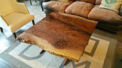 Live Edge Walnut And Bubinga Coffee Table 1 small