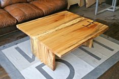 Book Matched Sycamore And Curly Maple Coffee Table 4 small