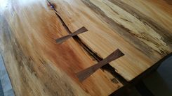 Book Matched Sycamore And Curly Maple Coffee Table 7 small