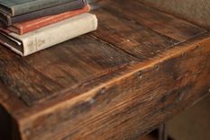 Reclaimed Barn Wood Side Table 2 small