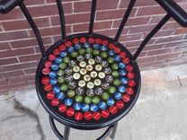 Bottle Cap Bar Stool 2 small