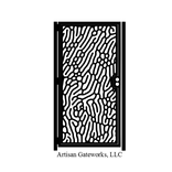Decorative Steel Gate - Steel Panel Art- Coral - Ocean Garden Gate - Wall Panel 3 small