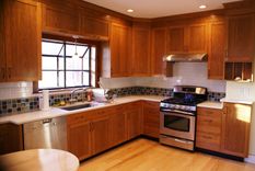 Custom Cherry  Kitchen 2 small