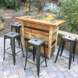 Reclaimed Wood Home Bar 2 small