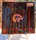 Fused Glass Intention Plates 3 small