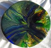 Tie Dye Fused Glass Bowl 6 small