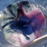 Tie Dye Fused Glass Bowl 5 small
