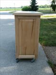 Maple Rolling Kitchen Island 2 small