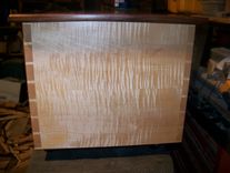 Custom Figure Maple And Walnut Coffee Table 1 small