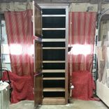 Walnut Fishing Cabinet 2 small
