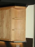 Contemporary Brown Hickory Kitchen With Stainless Accents 3 small
