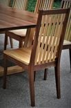 Modern Elm And Walnut Dining Table 5 small