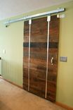 Sliding Reclaimed Barn Wood Door 4 small