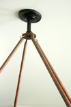 Bourbon Barrel Ring Chandelier, Featuring 6 Edison Bulb 3 small