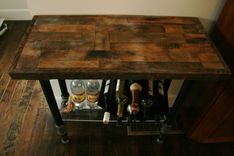 Reclaimed Bourbon Barrel Table 2 small
