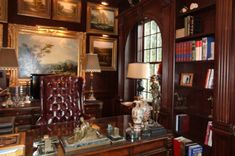 Billiard Room & Office In Mahogany 5 small