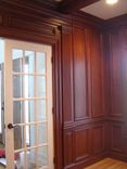 Cherry Paneled Library With Bookcases 6 small