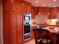 Cherry Cabinets In A Simple, Mission-Like Style 1 small