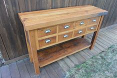 Reclaimed White Oak Sideboard 2 small