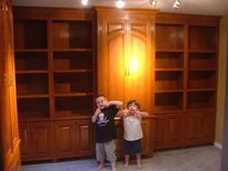 Cherry Library & Built Ins 1 small