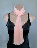 Peach Chiffon Scarf 5 small