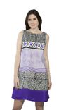 Hand Block Printed Silk Dress 2 small