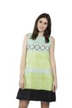 Hand Block Printed Silk Dress 3 small
