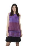 Hand Block Printed Silk Dress 4 small