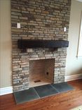 Rustic Fireplace Mantel 2 small