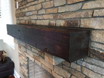 Rustic Fireplace Mantel 3 small